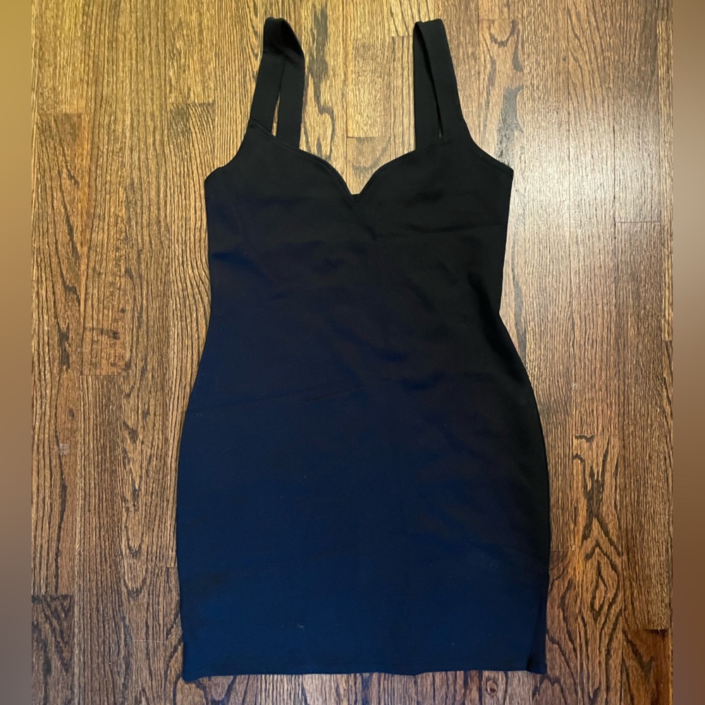 Abercrombie Black Sleeveless Bodycon Dress M NWT